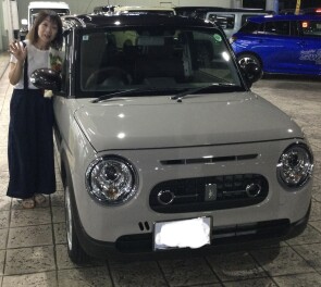 こだわりのサイドデカール、ラパンＬＣのご納車です！